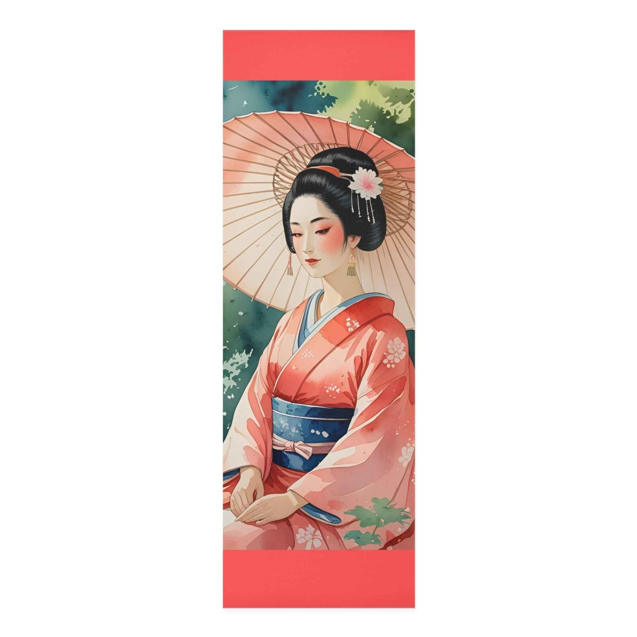 Serene Geisha Yoga Mat - Premium Foam for Mindfulness and Comfort